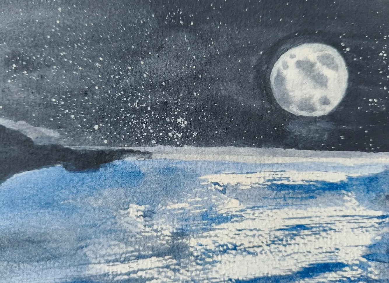 Full moon over the sea, foto 2